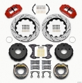 Picture of Wilwood Narrow Superlite 4R Rear P-Brk Kit 14-00in Drill Red Small Ford 2-36in Off Bronco 5 x 5-50