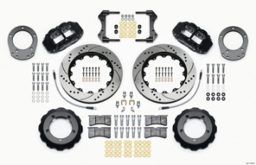 Picture of Wilwood Narrow Superlite 4R Front Hat Kit 14-00in Drilled 76-77 Ford Bronco Dana 44 w-Lines
