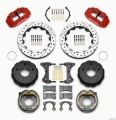 Picture of Wilwood Narrow Superlite 4R Rear P-Brk Kit 12-88in Drilled Red Small Ford 2-36in Off Bronco 5 x 5-50