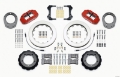 Picture of Wilwood Narrow Superlite 4R Front Hat Kit 12-88in Red 76-77 Ford Bronco Dana 44 w-Lines