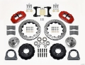 Picture of Wilwood Narrow Superlite 6R Front Hub Kit 12-88in Drill Red TCI-IFS 71-78 Pinto Based