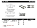 Picture of StopTech Performance 08-10 WRX Rear Brake Pads