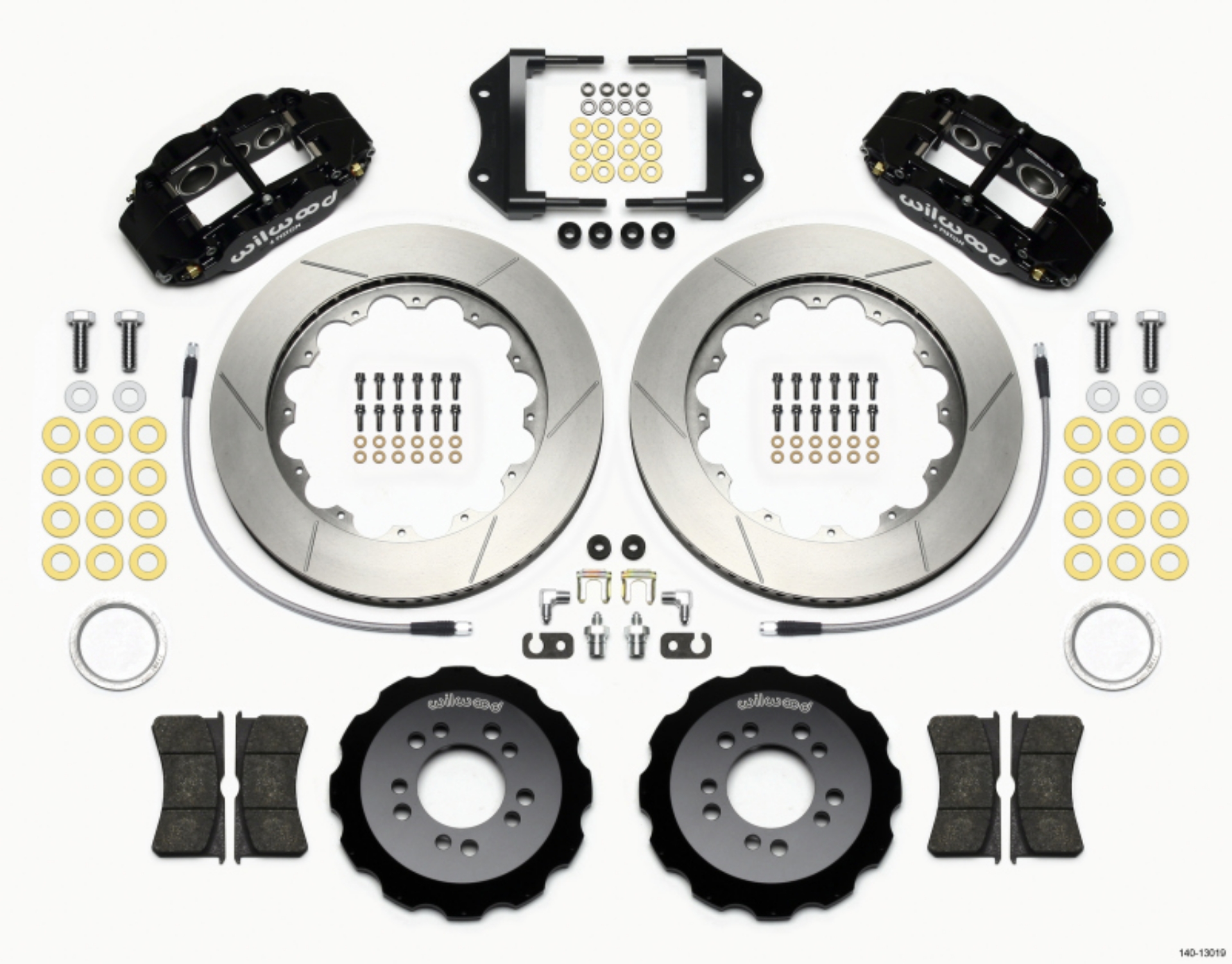 Picture of Wilwood Narrow Superlite 6R Front Hat Kit 14-00in 2013-Up Ford Focus ST w- Lines