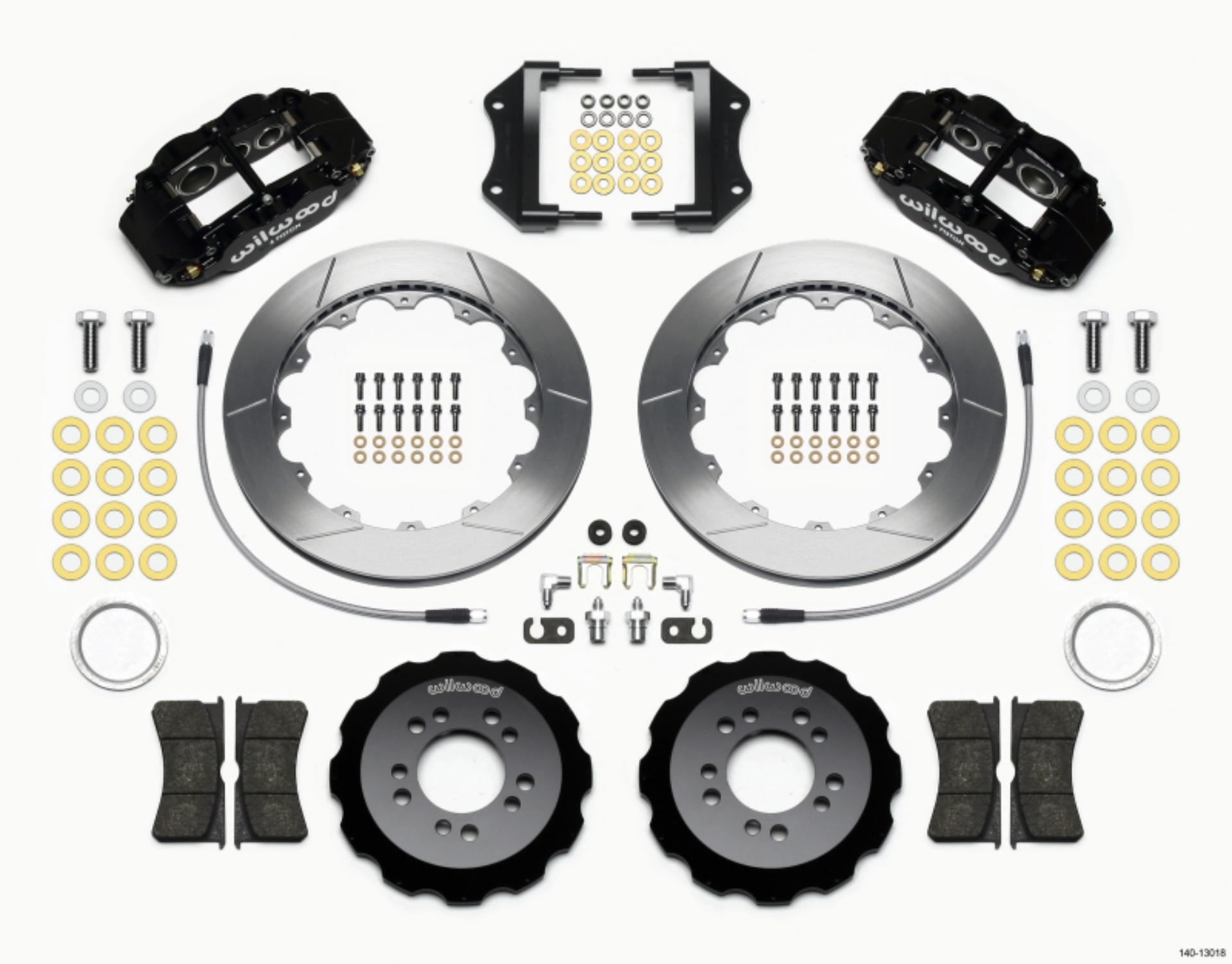 Picture of Wilwood Narrow Superlite 6R Front Hat Kit 12-88in 2013-Up Ford Focus ST w- Lines