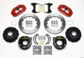 Picture of Wilwood Narrow Superlite 4R Rear P-Brk Kit 12-88in Red Chevy 12 Bolt w- C-Clips