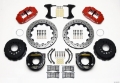 Picture of Wilwood Narrow Superlite 4R Rear P-Brk Kit 12-88in Drilled Red Chevy 12 Bolt w- C-Clips