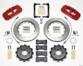 Picture of Wilwood AERO4 Rear Kit 14-25in Red 2008-2009 Pontaic G8 w-Lines