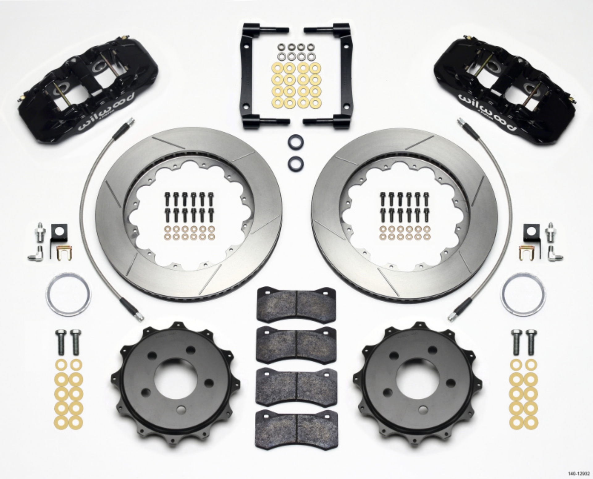 Picture of Wilwood AERO4 Rear Kit 14-25in 2008-2009 Pontaic G8 w-Lines