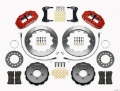 Picture of Wilwood Narrow Superlite 6R Front Hat Kit 12-88in Red 2005-Up Mazda Miata w- Lines
