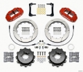 Picture of Wilwood Narrow Superlite 4R Rear Kit 12-88in Red 2008-2012 Subaru WRX w-Lines