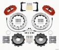Picture of Wilwood Narrow Superlite 4R Rear Kit 12-88in Drilled Red 2008-2012 Subaru WRX w-Lines