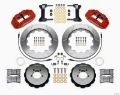 Picture of Wilwood Narrow Superlite 6R Front Hat Kit 14-00in Red 1999-2012 Subaru WRX w-Lines