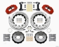 Picture of Wilwood Narrow Superlite 6R Front Hat Kit 14-00in Drilled Red 1999-2012 Subaru WRX w-Lines