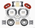 Picture of Wilwood Narrow Superlite 6R Front Hat Kit 13-06in Red 1999-2012 Subaru WRX w-Lines