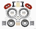 Picture of Wilwood Narrow Superlite 6R Front Hat Kit 13-06in Drilled Red 1999-2012 Subaru WRX w-Lines