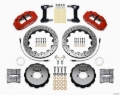 Picture of Wilwood Narrow Superlite 6R Front Hat Kit 12-88in Drill Red 2012-Up Toyota - Scion FRS w- Lines
