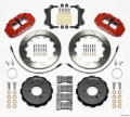 Picture of Wilwood Narrow Superlite 6R Front Hat Kit 12-88in Red 06-12 Volkswagen GTI w- Lines