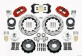 Picture of Wilwood Narrow Superlite 6R Front Hub Kit 14-00in Drill Red 1965-1969 Mustang Drum Spindle