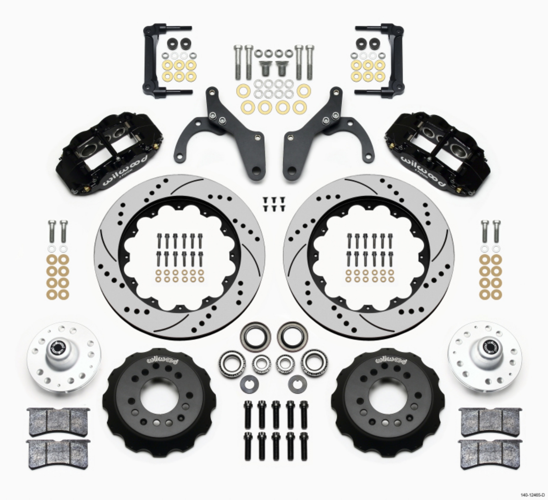 Picture of Wilwood Narrow Superlite 6R Front Hub Kit 14-00in Drilled 59-64 Chevy Impala - 63-64 Corvette