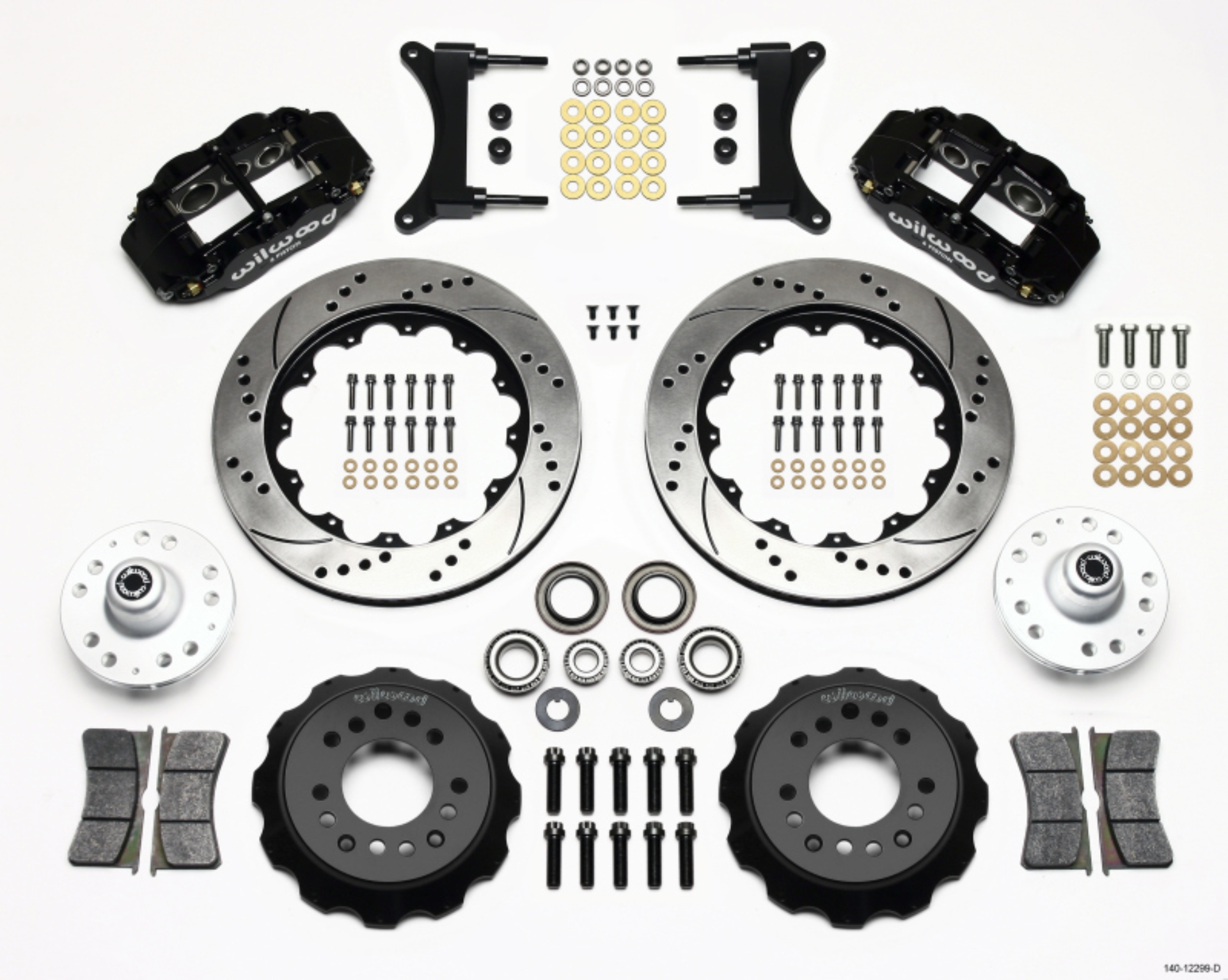 Picture of Wilwood Narrow Superlite 6R Front Hub Kit 14-00in Drilled 79-87 GM G Body
