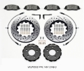 Picture of Wilwood Pro-Matrix Front Kit Drilled 05-12 Mustang GT 2pc Hat-Rtr