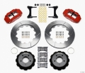 Picture of Wilwood Narrow Superlite 6R Front Hat Kit 14-00in Red 93-96 Mazda RX7