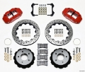 Picture of Wilwood Narrow Superlite 4R Rear Kit 12-88in Drilled Red 84-87 Corvette C4