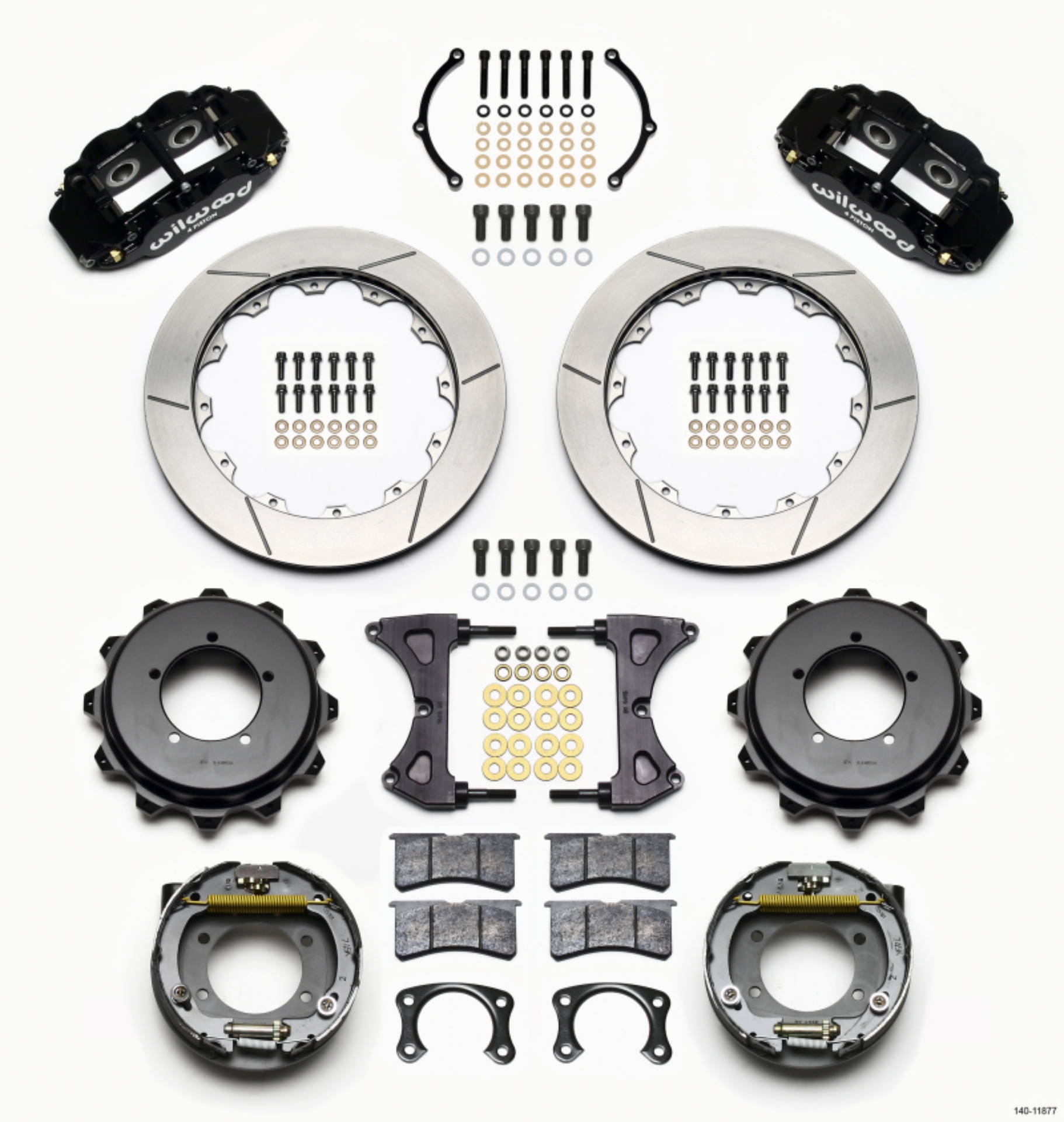 Picture of Wilwood Narrow Superlite 4R Rear Kit 12-88in Speedway Eng Floater w- New Style End