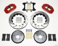 Picture of Wilwood Narrow Superlite 6R Front Hat Kit 14-00in Drill Red Nissan 370Z-Fiti G37