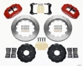 Picture of Wilwood Narrow Superlite 6R Front Hat Kit 14-00in Red Backdraft Cobra BMW E36 Based
