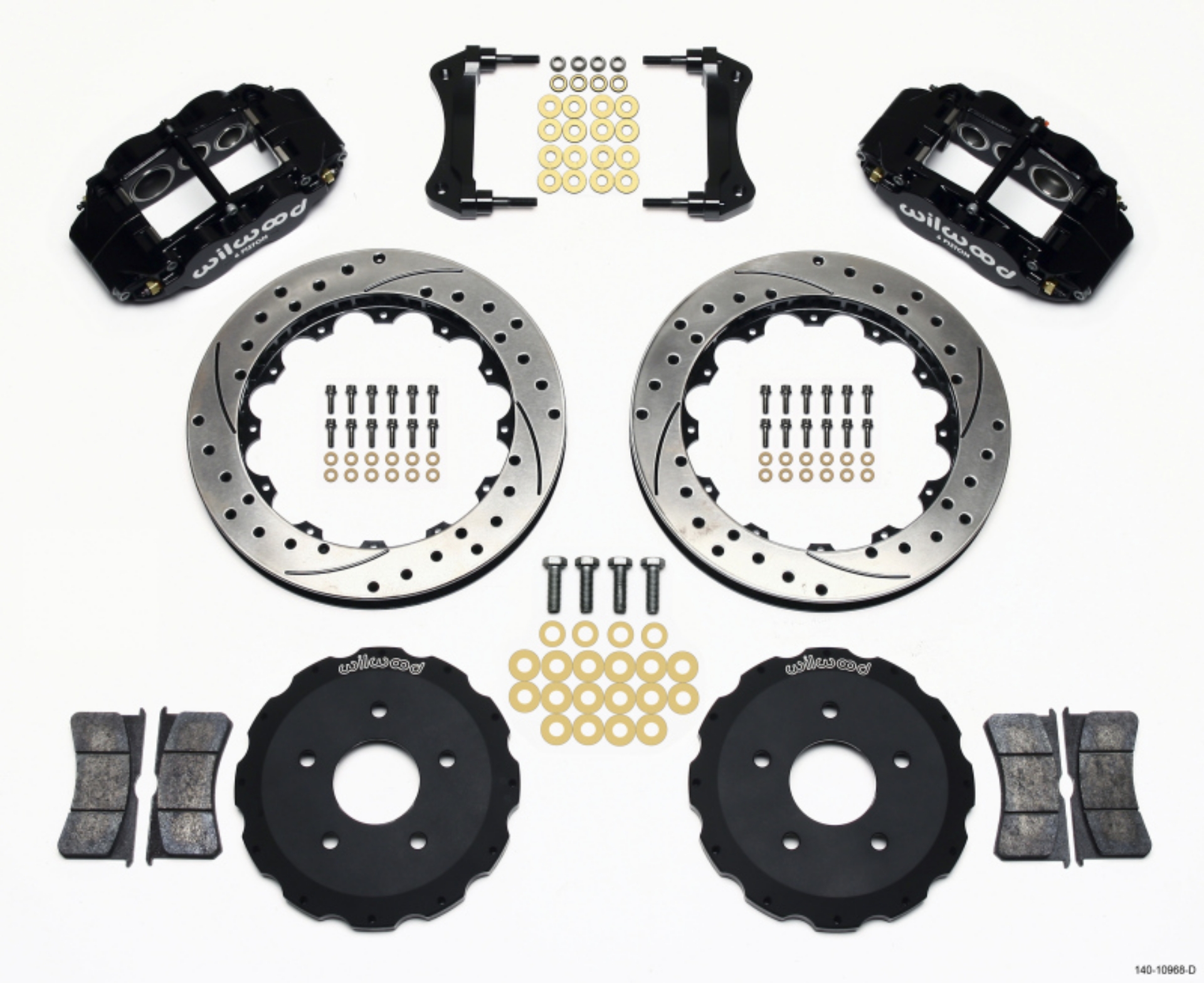 Picture of Wilwood Narrow Superlite 6R Front Hat Kit 13-06in Drilled Backdraft Cobra BMW E36 Based