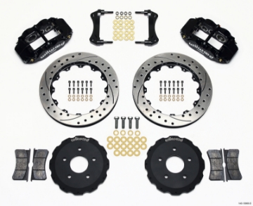 Picture of Wilwood Narrow Superlite 6R Front Hat Kit 13-06in Drilled Backdraft Cobra BMW E36 Based