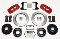 Picture of Wilwood AERO4 Rear P-Brake Kit 14-00in Red 58-64 Olds-Pontiac Ends 2-81in Offset