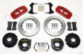 Picture of Wilwood AERO4 Rear P-Brake Kit 14-00in Red Ford 8-8 w-2-5in Offset-5 Lug