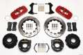 Picture of Wilwood AERO4 Rear P-Brake Kit 14-00in Drill Red Ford 8-8 w-2-5in Offset-5 Lug