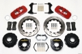 Picture of Wilwood AERO4 Rear P-Brake Kit 14-00in Drill Red Mopar-Dana 2-36in Off w-Snap Ring Brng