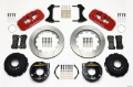 Picture of Wilwood AERO4 Rear P-Brake Kit 14-00in Red 2005-2014 Mustang
