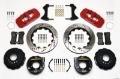 Picture of Wilwood AERO4 Rear P-Brake Kit 14-00in Drill Red 2005-2014 Mustang