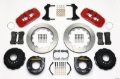 Picture of Wilwood AERO4 Rear P-Brake Kit 14-00in Red Big Ford New Style 2-50in Offset
