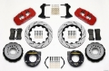 Picture of Wilwood AERO4 Rear P-Brake Kit 14-00in Drilled Red Chevy C-10 2-42 Offset 5-lug