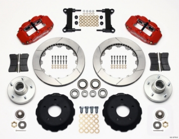 Picture of Wilwood Narrow Superlite 6R Front Hub Kit 14-00in Red Chevy C-10 60-87 CPP Drop Spindle