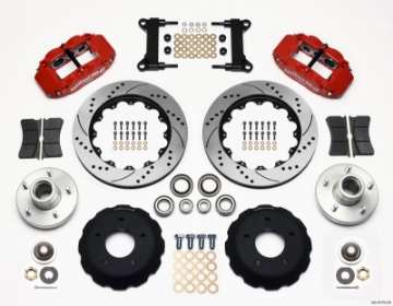 Picture of Wilwood Narrow Superlite 6R Front Hub Kit 14-00in Drill Red Chevy C-10 60-87 CPP Drop Spindle