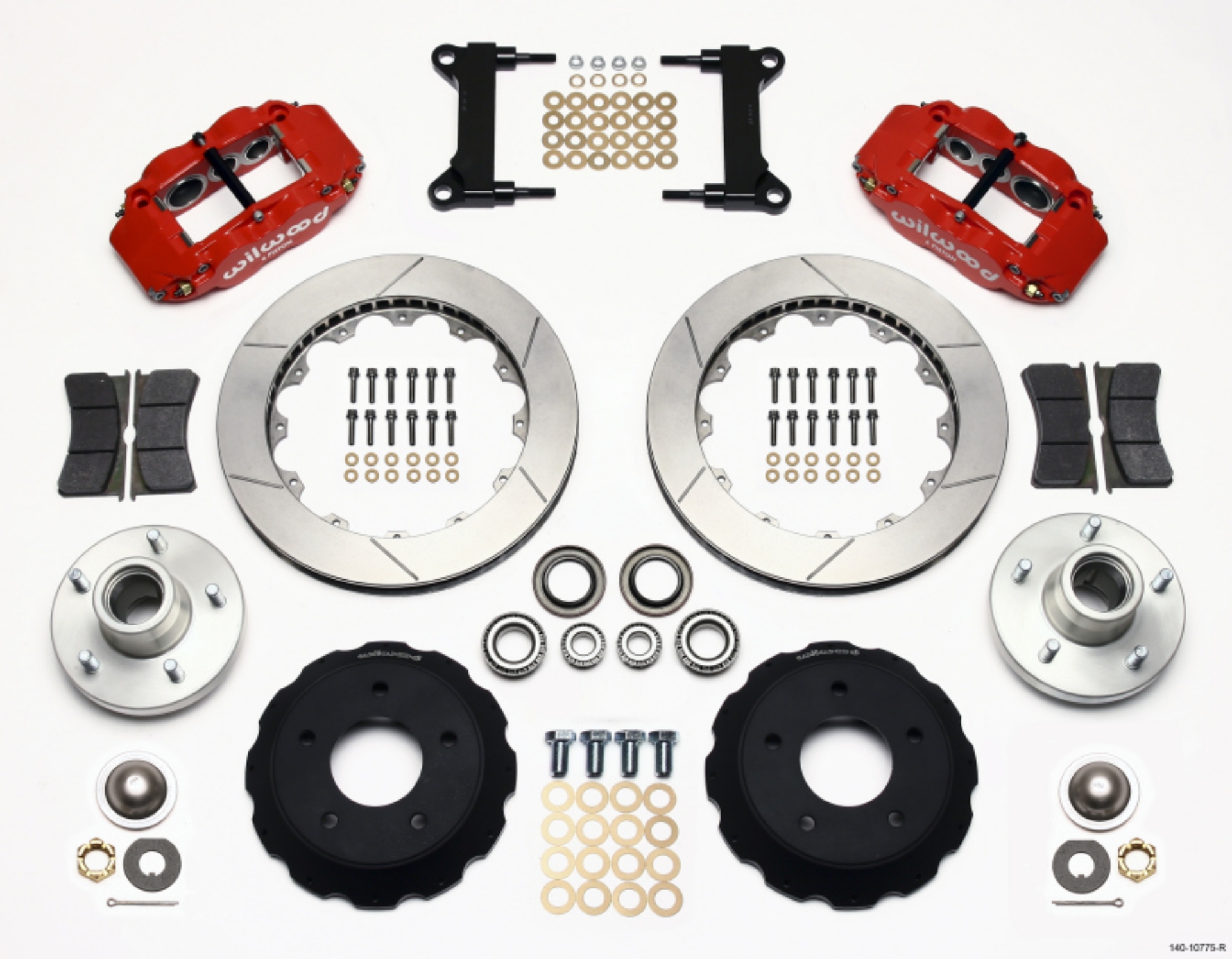 Picture of Wilwood Narrow Superlite 6R Front Hub Kit 13-06in Red Chevy C-10 60-87 CPP Drop Spindle