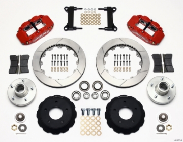 Picture of Wilwood Narrow Superlite 6R Front Hub Kit 13-06in Red Chevy C-10 60-87 CPP Drop Spindle