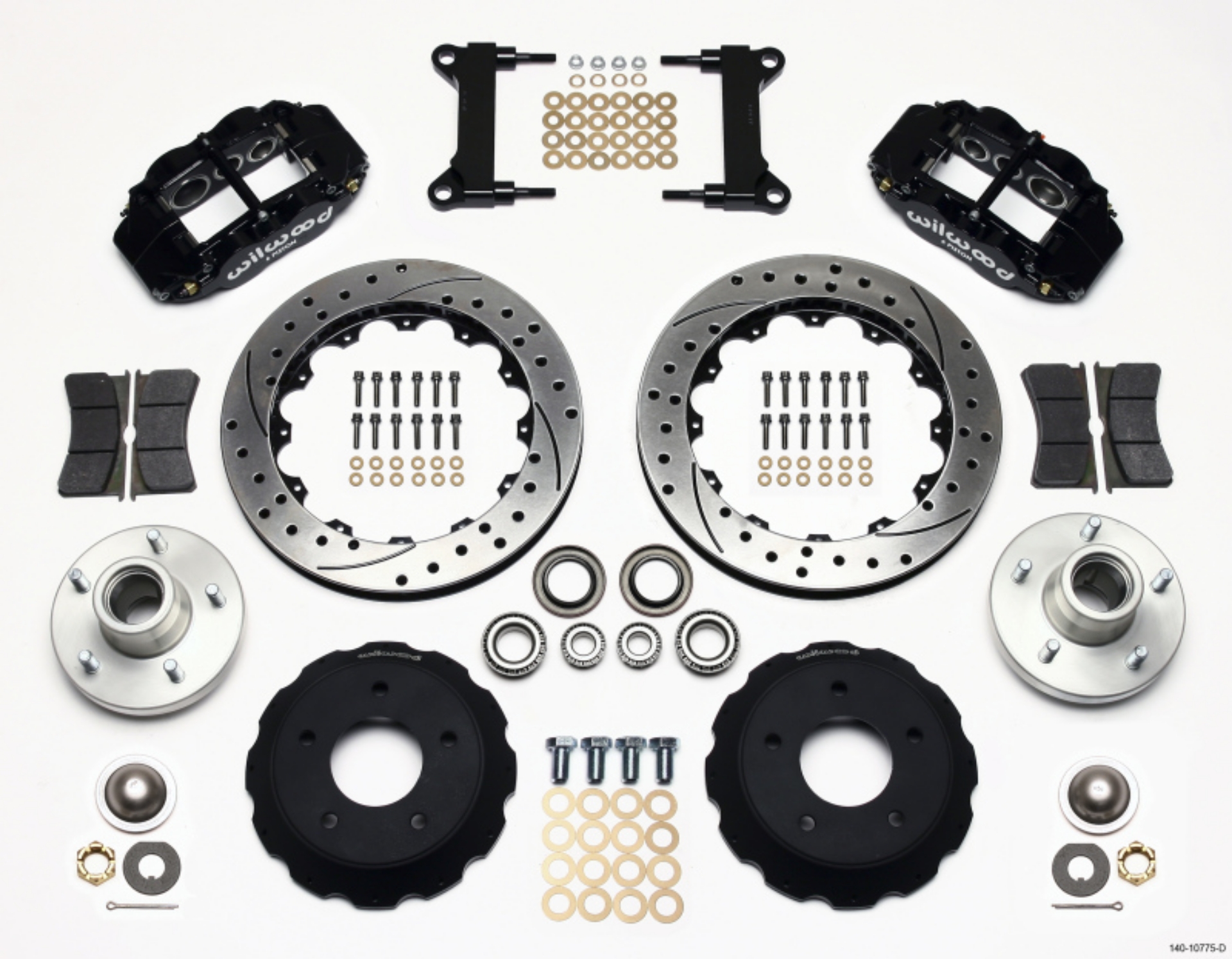 Picture of Wilwood Narrow Superlite 6R Front Hub Kit 13-06in Drilled Chevy C-10 60-87 CPP Drop Spindle