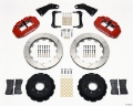 Picture of Wilwood Narrow Superlite 6R Front Hat Kit 13-06in Red 65-82 Corvette C2-C3