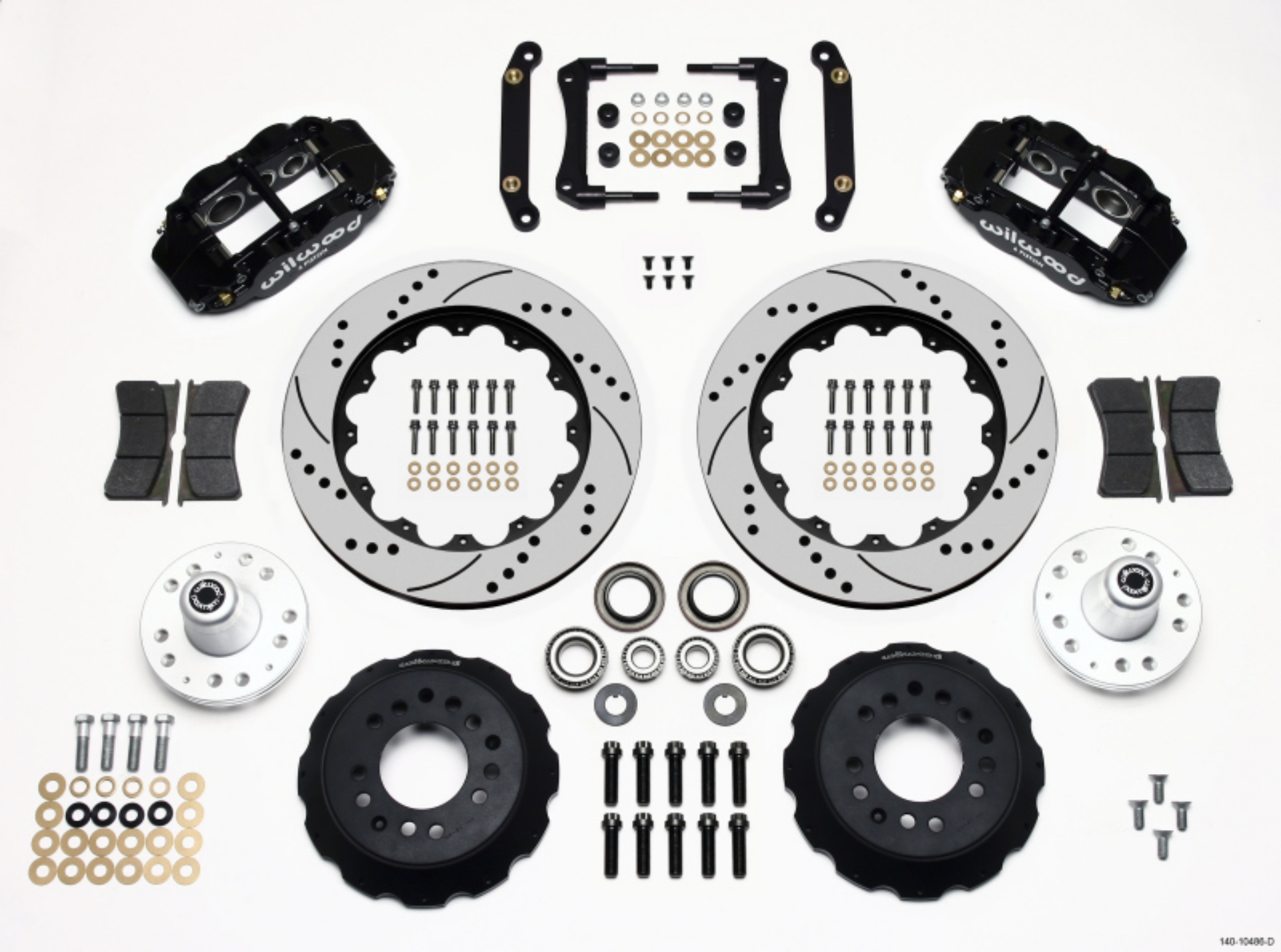 Picture of Wilwood Narrow Superlite 6R Front Hub Kit 14-00in Drilled 70-78 Camaro