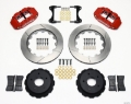 Picture of Wilwood Narrow Superlite 4R Rear Kit 14-00in Red 65-82 Corvette C2-C3