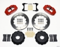 Picture of Wilwood Narrow Superlite 4R Rear Kit 12-88in Red 65-82 Corvette C2-C3