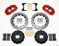 Picture of Wilwood Narrow Superlite 4R Rear Kit 12-88in Drilled Red 65-82 Corvette C2-C3